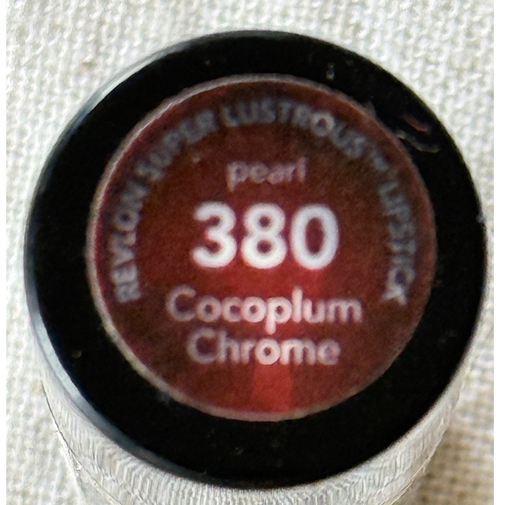Revlon Super Lustrous Lipstick Pearl 380 Cocoplum Chrome Discontinued Plum Rare
